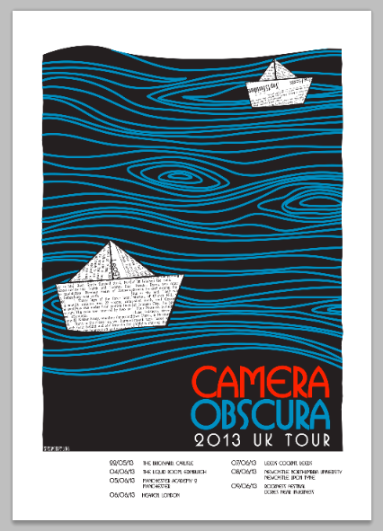 2013 Tour Poster